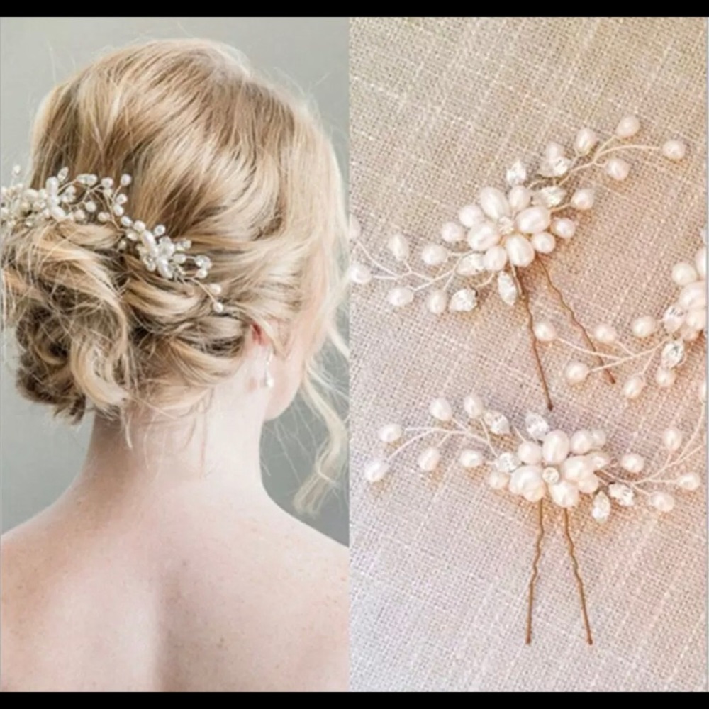 Bridal hair pin 2 pcs brand new